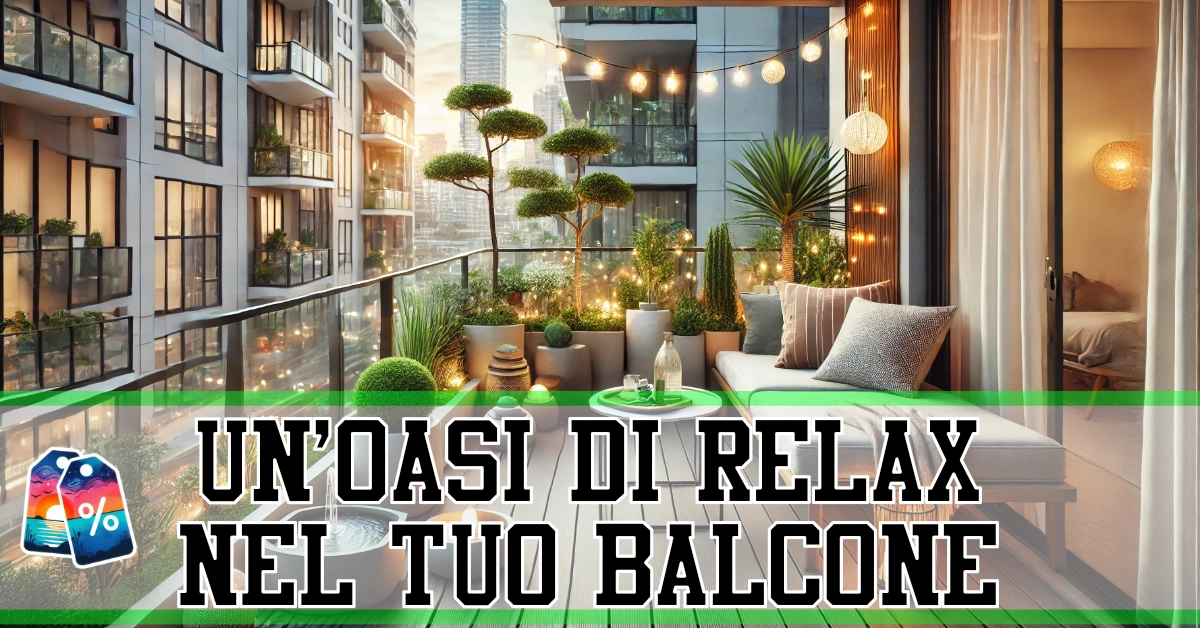 Un'oasi di relax nel tuo balcone