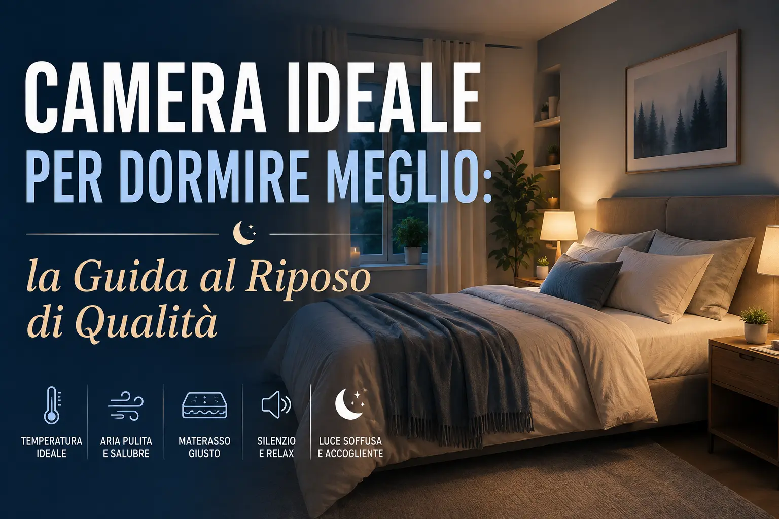 camera ideale per dormire meglio la guida al riposo